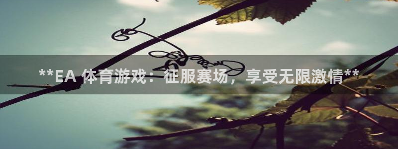 蓝狮品牌设计：**EA 体育游戏：征服赛场，享受无限激情**